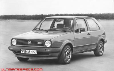 forvirring Fellow røgelse Volkswagen Golf 2 1.8 90 Technical Specs, Fuel Consumption, Dimensions
